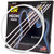 DR Strings NWB5-45 Hi-Def Neon White Colored Medium 5-String Bass Guitar Strings 45-125