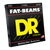 DR Strings FB5-130 Fat-Beam Stainless Steel Medium to Heavy 5-String Bass Guitar Strings 45-130