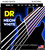 DR Strings NWE-10 Hi-Def Neon White Colored Medium Electric Guitar Strings 10-46