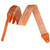 Knight T.Y. Vintage Style Retro Color Handcrafted Guitar Strap -CRAB ORANGE