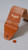 Knight T.Y. Vintage Style Retro Color Handcrafted Guitar Strap -CRAB ORANGE