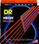 DR Strings NOA-12 Hi-Def Neon Orange Colored Light Acoustic Guitar Strings 12-54