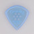 Gravity Sunrise Big Mini 2.0mm Blue Master Finish Guitar Pick, Multi-Hole Grip