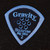 Gravity Sunrise Big Mini 2.0mm Blue Master Finish Guitar Pick, Multi-Hole Grip
