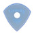 Gravity Sunrise Standard 2.0mm Blue Master Finish Guitar Pick, Round Hole Grip