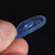Gravity Sunrise Big Mini 2.0mm Blue Master Finish Guitar Pick, Round Hole Grip