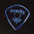 Gravity Sunrise Standard 2.0mm Blue Polished Guitar Pick, Round Hole Grip
