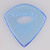 Gravity Sunrise Standard 2.0mm Blue Polished Guitar Pick, Elipse Hole Grip