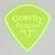 Gravity Sunrise Big Mini 1.5mm Fluorescent Green Master Finish Guitar Pick