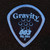 Gravity 003 Big Mini 2.0mm Blue Master Finish Guitar Pick, Multi-Hole Grip