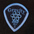 Gravity 003 Mini (Jazz) 2.0mm Blue Master Finish Guitar Pick, Multi-Hole Grip