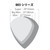 Gravity 003 Mini (Jazz) 2.0mm Blue Polished Guitar Pick, Multi-Hole Grip