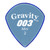 Gravity 003 Mini (Jazz) 2.0mm Blue Polished Guitar Pick