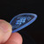 Gravity Classic Big Mini 2.0mm Blue Master Finish Guitar Pick, Multi-Hole Grip