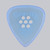 Gravity Classic Big Mini 2.0mm Blue Master Finish Guitar Pick, Multi-Hole Grip
