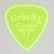 Gravity Classic Big Mini 1.5mm Fluorescent Green Master Finish Guitar Pick