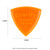 Gravity Stealth Standard 3.0mm Orange Polished Guitar Pick