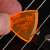 Gravity Stealth Mini (Jazz) 3.0mm Orange Polished Guitar Pick