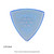 Gravity Stealth Standard 2.0mm Blue Polished Guitar Pick, Multi-Hole Grip