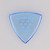Gravity Stealth Mini (Jazz) 2.0mm Blue Polished Guitar Pick, Multi-Hole Grip