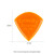 Gravity Sunrise Big Mini 3.0mm Orange Polished Guitar Pick