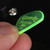 Gravity Sunrise Mini (Jazz) 1.5mm Fluorescent Green Polished Guitar Pick