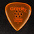 Gravity Classic Standard 3.0mm Orange Polished Guitar Pick, Multi-Hole Grip