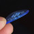 Gravity Classic Big Mini 2.0mm Blue Polished Guitar Pick, Multi-Hole Grip