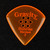 Gravity Sunrise Standard 3.0mm Orange Polished Guitar Pick, Multi-Hole Grip