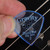 Gravity Sunrise Big Mini 2.0mm Blue Polished Guitar Pick, Multi-Hole Grip
