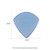 Gravity Sunrise Standard 2.0mm Blue Polished Guitar Pick