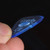 Gravity Edge Big Mini 2.0mm Blue Polished Guitar Pick, Elipse Hole Grip