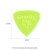 Gravity Edge Big Mini 1.5mm Fluorescent Green Polished Guitar Pick