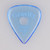 Gravity Razer Big Mini 2.0mm Blue Polished Guitar Pick, Round Hole Grip