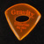 Gravity Sunrise Big Mini 3.0mm Orange Polished Guitar Pick, Elipse Hole Grip