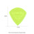 Gravity Sunrise Big Mini 1.5mm Fluorescent Green Polished Guitar Pick
