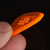 Gravity Classic Pointed Standard 3.0mm Orange Polished Guitar Pick, Multi-Hole Grip
