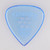 Gravity Classic Pointed Standard 2.0mm Blue Polished Guitar Pick, Multi-Hole Grip