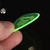 Gravity Classic Pointed Standard 1.5mm Fluorescent Green Polished Guitar Pick