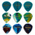 Pickboy MODREZ GP-MDZCL/300 Handmade Resin Guitar Pick - Clear, 3.00mm