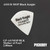 Pickboy Black Knight GP-AS/MOP/BLK Mother of Pearl Guitar Pick, Teardrop
