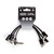 MXR 3PDCISTR06R 6 in TRS Ribbon Patch Cable - 3 Pack