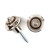 Dunlop SLS1401N Straplok Strap Retainers Flush Mount - Nickel