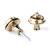 Dunlop SLS1102BR Straplok Strap Retainers Original - Brass
