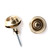 Dunlop SLS1102BR Straplok Strap Retainers Original - Brass