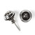 Dunlop SLS1036BN Straplok Strap Retainers Dual Design - Black Nickel