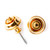 Dunlop SLS1034G Straplok Strap Retainers Dual Design - Gold