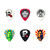 Dunlop JVHPT01M Van Hammersfeld Johnny Face Pick Tin (6 Picks)