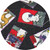 Daiking Hanafuda Cats Guitar Strap DGS-HNF32, Handmade in Japan