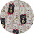 Daiking Maneki Neko (Lucky Cats) Guitar Strap DGS-BCC, Handmade in Japan